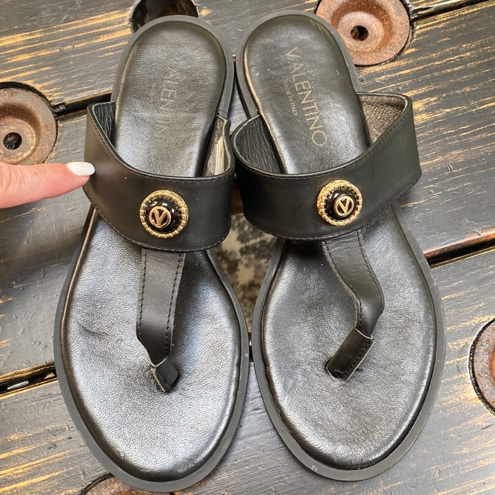 Valentino Leather Sandals